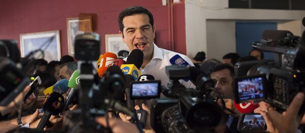 Премьер-министр Греции Алексис Ципрас - Sputnik Узбекистан