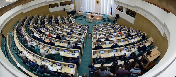 Заседание Совета Федерации РФ Заседание Совета Федерации РФ - Sputnik Узбекистан