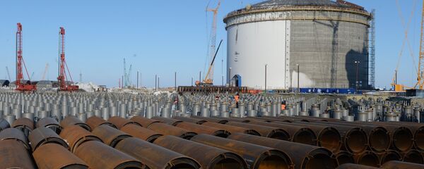 Резервуар для хранения сжиженного природного газа - Sputnik Узбекистан