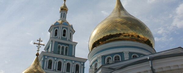 Успенский кафедральный собор в Ташкенте Успенский кафедральный собор в Ташкенте - Sputnik Ўзбекистон