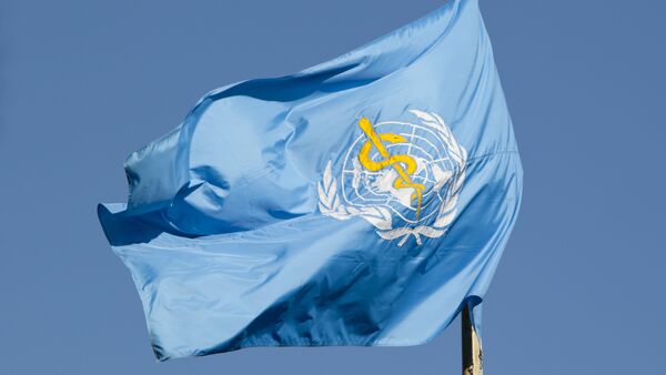 Флаг Всемирной организации здравоохранения (ВОЗ) - Sputnik Ўзбекистон