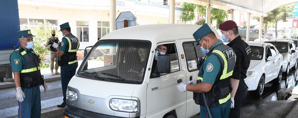 Бектемирский пост ГАИ Бектемирский пост ГАИ - Sputnik Ўзбекистон