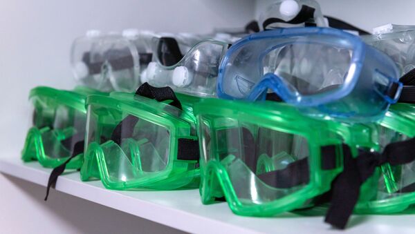 Защитные маски для медицинских работников - Sputnik Ўзбекистон