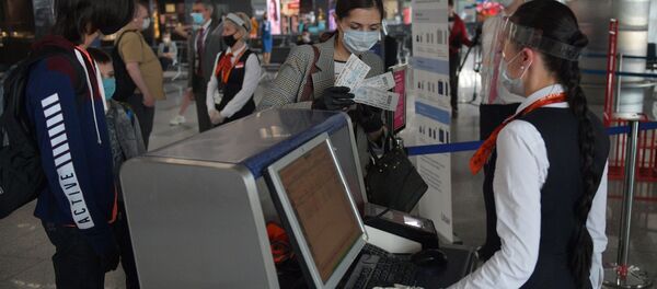 Работа аэропорта Внуково Работа аэропорта Внуково - Sputnik Ўзбекистон