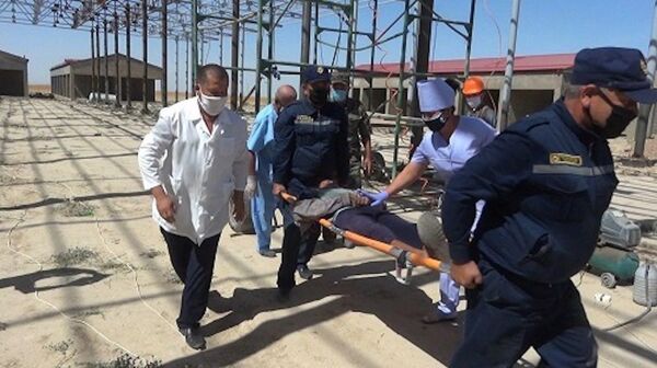 В Кашкадарье прошли учения МЧС - фото - Sputnik Узбекистан