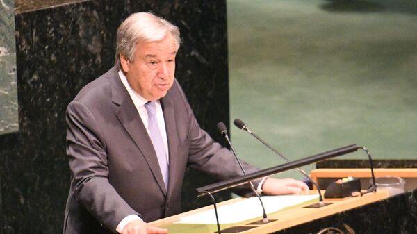 Генеральный секретарь Организации Объединенных Наций (ООН) Антониу Гутерреш - Sputnik Узбекистан
