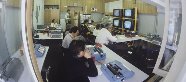 Представители средств массовой информации в пресс-центре Олимпийского комплекса Лужники - Sputnik Узбекистан