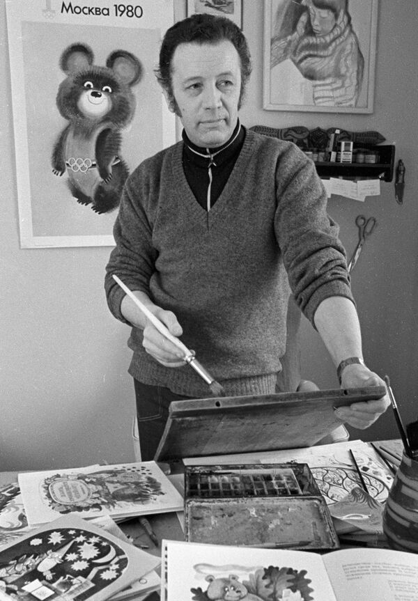 Ушел из жизни Виктор Чижиков — автор знаменитого Олимпийского мишки - Sputnik Узбекистан