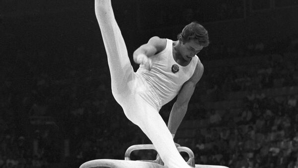 Абсолютный олимпийский чемпион, абсолютный чемпион мира и Европы гимнаст Александр Дитятин - Sputnik Узбекистан