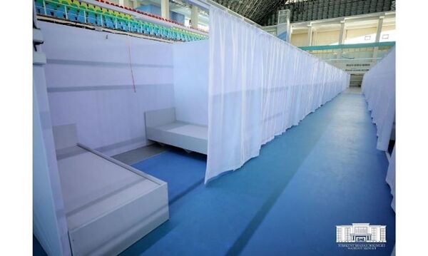 Toshkentda sport majmualari shifoxonaga aylantirilmoqda - Sputnik O‘zbekiston