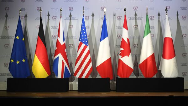 Флаги Евросоюза и стран G7 - Sputnik Ўзбекистон