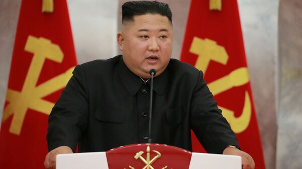 Predsedatel Trudovoy partii Korei Kim Chen In - Sputnik O‘zbekiston
