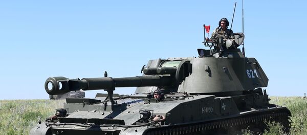 Самоходная артиллерийская установка 2СЗМ Акация Самоходная артиллерийская установка 2СЗМ Акация - Sputnik Узбекистан