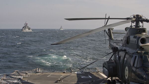 Военные корабли Постоянной морской группы НАТО-2 принимают участие в военных учениях на Черном море - Sputnik Ўзбекистон