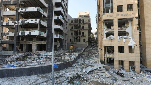 Вид улиц Бейрута после взрыва в порту - Sputnik Узбекистан