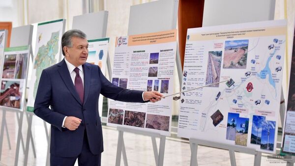 Шавкат Мирзиёев ознакомился с проектами по развитию туристической инфраструктуры в Бостанлыкском районе - Sputnik Узбекистан