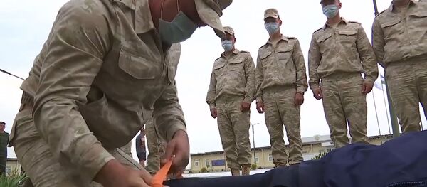 Дорожный патруль: российские военные автоинспекторы на конкурсе АрМИ-2020 в Узбекистане - Sputnik Узбекистан