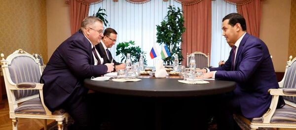 Встреча заместителя премьер-министра Узбекистана Умурзакова с зампредседателем правительства РФ Оверчуком - Sputnik Узбекистан