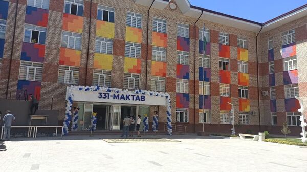Новая школа открылась в Сергелийском районе Ташкента - фото - Sputnik Ўзбекистон