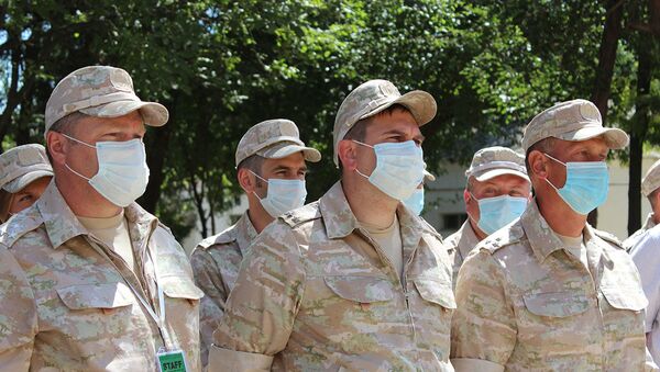 Участники Военно-медицинской эстафеты посетили Самарканд - фото - Sputnik Узбекистан