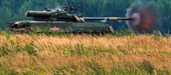 Т-72Б3 танки Алабино полигонида.  - Sputnik Ўзбекистон