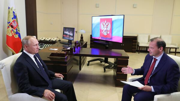 Интервью Владимира Путина - Sputnik Узбекистан