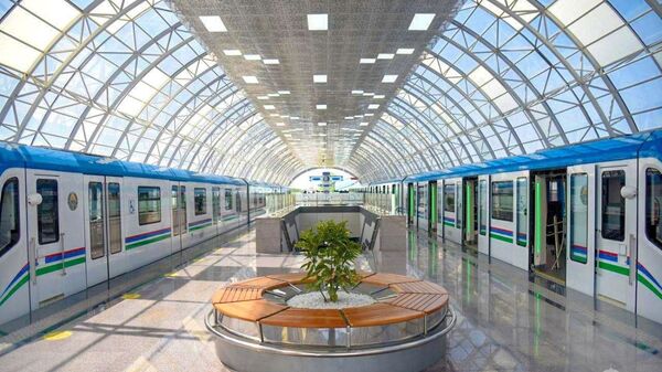 Stansiya tashkentskoy kolsevoy linii metro - Sputnik O‘zbekiston
