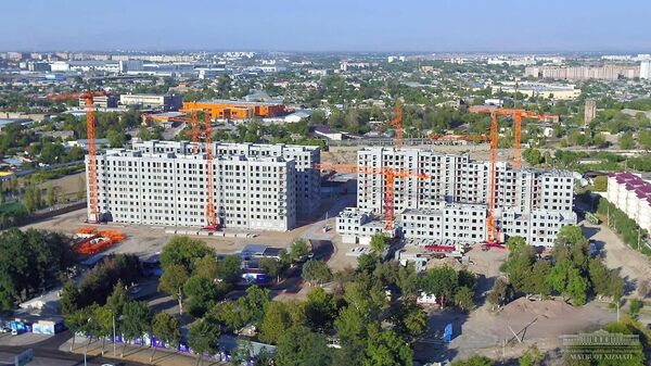 Шавкат Мирзиёев посетил строящийся ЖК Ассалом, сохил в Яшнабадском районе - Sputnik Узбекистан