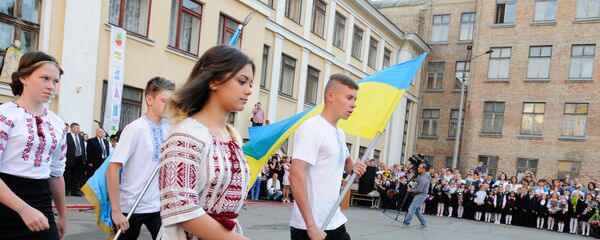 Начало учебного года в школах Украины - Sputnik Узбекистан