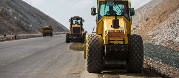 Реконструкция федеральной трассы Лена в Приамурье - Sputnik Узбекистан