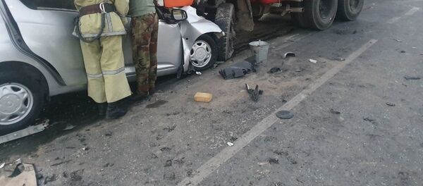 V Ferganskoy oblasti stolknulis “Spark” i KamAZ: pogibli dvoe - Sputnik O‘zbekiston