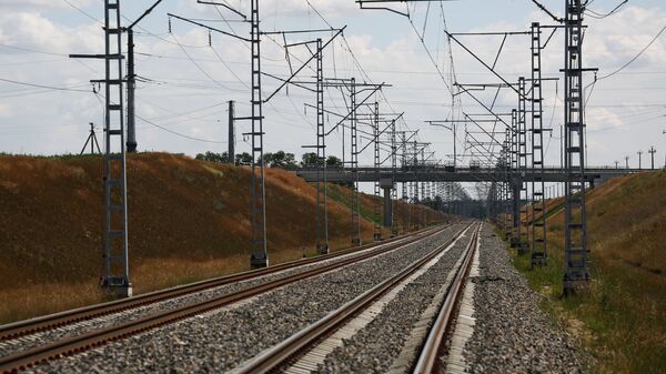 Участок железнодорожного пути - Sputnik Узбекистан