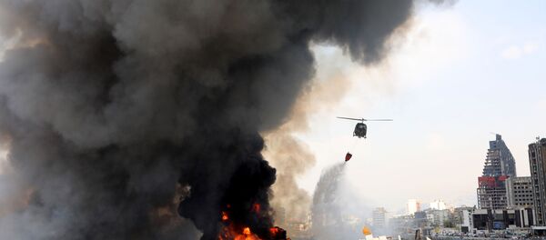 Пожар в Бейруте - Sputnik Узбекистан