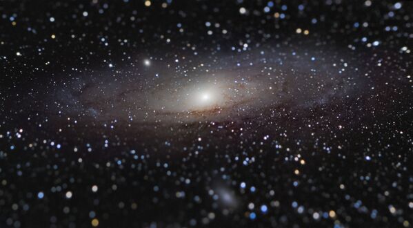 Снимок Andromeda Galaxy at Arm's Length французского фотографа Nicolas Lefaudeux, победивший в конкурсе Insight Investment Astronomy Photographer of the Year 2020 - Sputnik Ўзбекистон