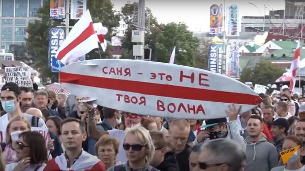 Марш героев: как прошла акция протеста в Минске - Sputnik Узбекистан