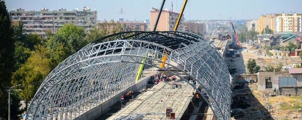 Строительство Сергелийской линии метро - Sputnik Узбекистан