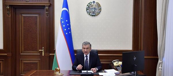 Шавкат Мирзиёев на видеоселекторном совещании по вопросам контроля и учета электроэнергии и природного газа - Sputnik Узбекистан