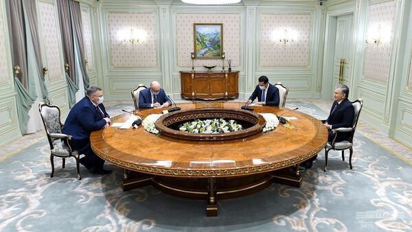 Президент Республики Узбекистан принял заместителя председателя правительства Российской Федерации - Sputnik Ўзбекистон
