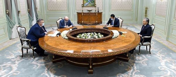 Президент Республики Узбекистан принял заместителя председателя правительства Российской Федерации Президент Республики Узбекистан принял заместителя председателя правительства Российской Федерации - Sputnik Узбекистан