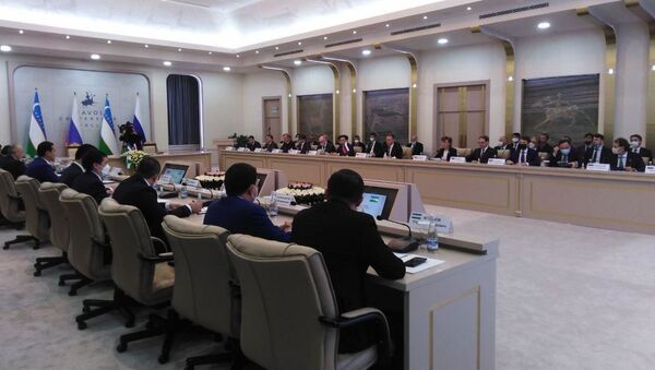 Конференция, посвященная бизнес-миссии ВЭБ.РФ в Узбекистане - Sputnik Узбекистан