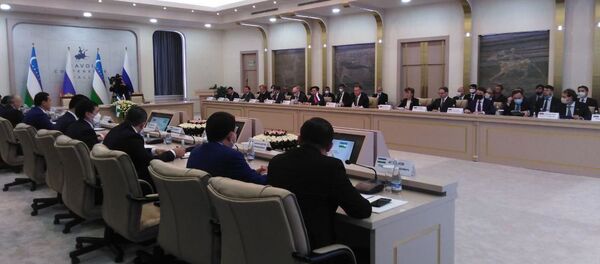 Конференция, посвященная бизнес-миссии ВЭБ.РФ в Узбекистане - Sputnik Узбекистан