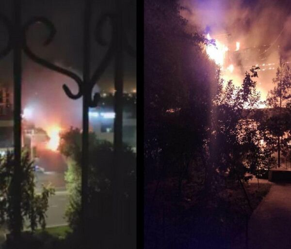 В Ташкенте загорелись сразу два кафе - фото В Ташкенте загорелись сразу два кафе - фото - Sputnik Узбекистан