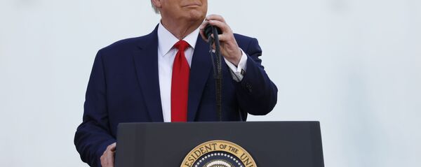 Президент США Дональд Трамп выступает в Вашингтоне на праздновании Дня независимости США. Президент США Дональд Трамп выступает в Вашингтоне на праздновании Дня независимости США. - Sputnik Ўзбекистон