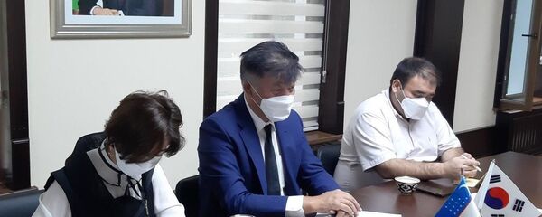 Peregovori Natsionalnoy palati i Yujnokoreyskogo professora Choy - Sputnik O‘zbekiston