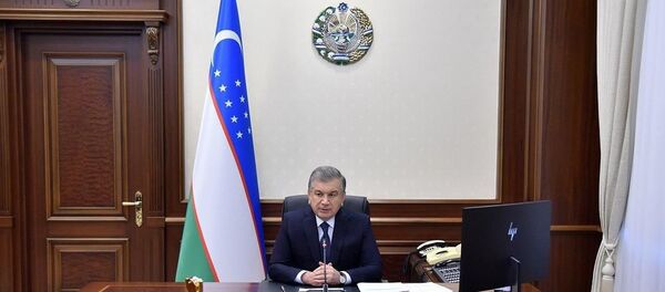 Шавкат Мирзиёев на видеоселекторном совещании по вопросам внедрения цифровой экономики и электронного правительства Шавкат Мирзиёев на видеоселекторном совещании по вопросам внедрения цифровой экономики и электронного правительства - Sputnik Узбекистан