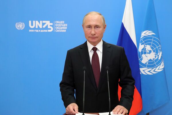 Rossiya Prezidenti Vladimir Putin Birlashgan Millatlar Tashkiloti Bosh Assambleyasining 75-sessiyasida videomurojaat bilan so‘zga chiqdi
 - Sputnik O‘zbekiston