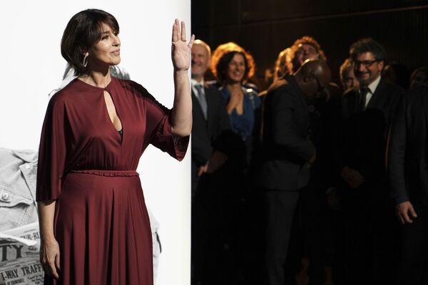 Итальянская актриса Моника Беллуччи на церемонии Lumiere Award во Франции  - Sputnik Узбекистан