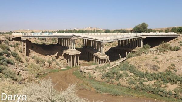 Обрушение моста в Сурхандарьинской области - Sputnik Узбекистан