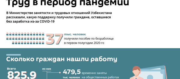 Работа в период пандемии - как Узбекистан трудоустраивает граждан Работа в период пандемии - как Узбекистан трудоустраивает граждан - Sputnik Узбекистан