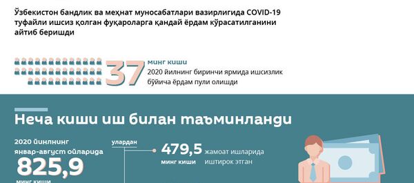 Меҳнат вазирлиги Меҳнат вазирлиги - Sputnik Ўзбекистон